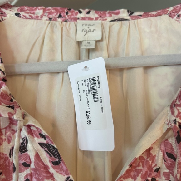 NWT Roan + Ryan Evereve Genevieve Pink Dress size XL - Picture 5 of 5